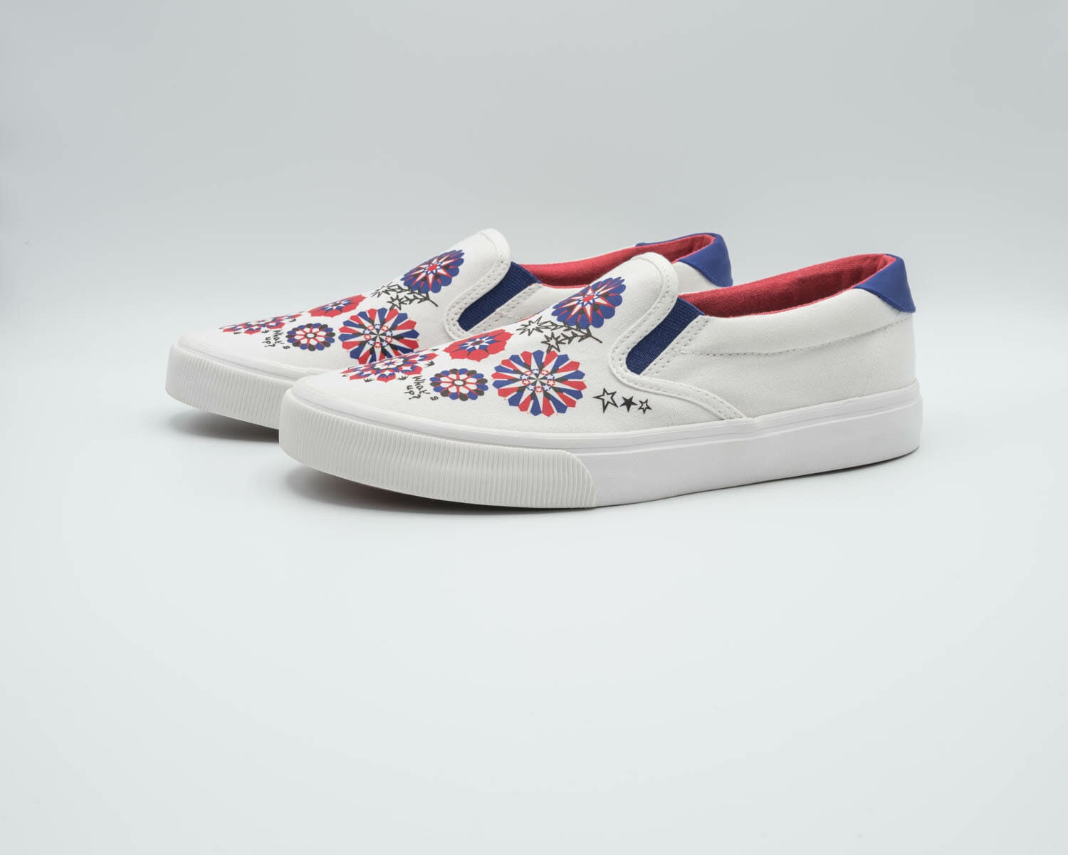 Slip 1 What s up Coconut milk Pure red Royal blue